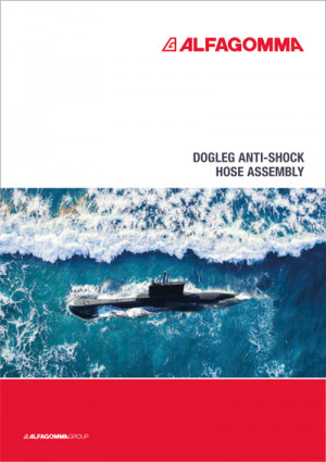 dogleg anti-shock hose assembly